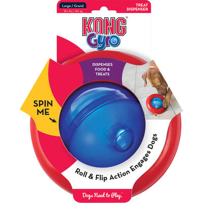 KONG Toy Gyro with ball Red L