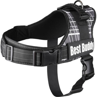 FLAMINGO Harness Best Buddy Pluto Black XL 80-100cm