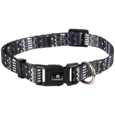 FLAMINGO Collar Sadie Black/White 20-35cm 10mm