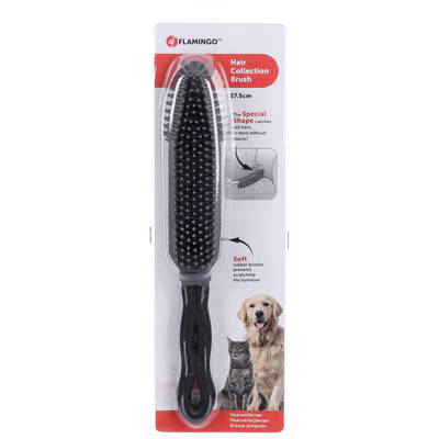 FLAMINGO Brush & Hair remover Afra Black & Grey