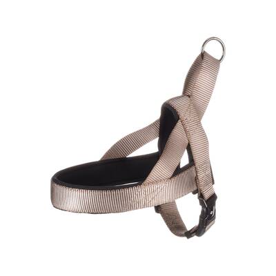 NORWEGIAN Dog Harness Taupe XS 35-42cm 20mm