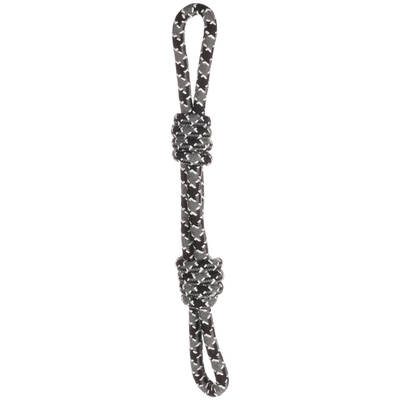 FLAMINGO Dog Toy Cotton Revi Pull Rope 2 Knots Grey 41cm