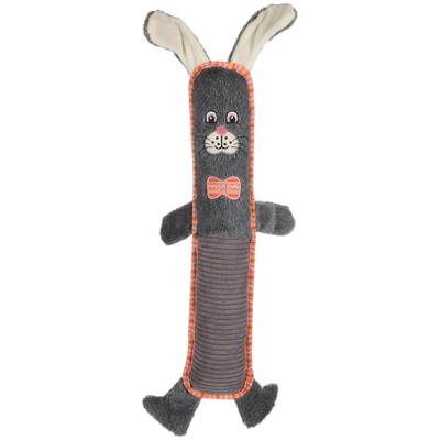 FLAMINGO Dog Toy Jarda Rabbit With Long Body Grey 50cm