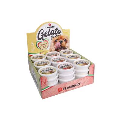 FLAMINGO Snack Gelato Ice Cream With Pine Apple,Banana and Raspberry Flavour