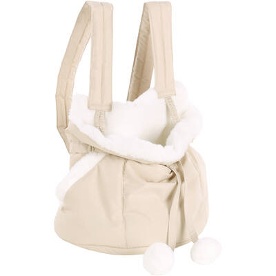 FLAMINGO Front carrier Cuddi Beige 32x22x25cm
