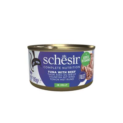 SCHESIR Cat Jelly C&B Τόνος με μοσχάρι 85g