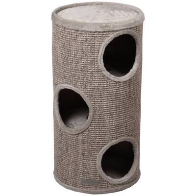 FLAMINGO Scratching Barrel Greta Grey 36x36x70 cm