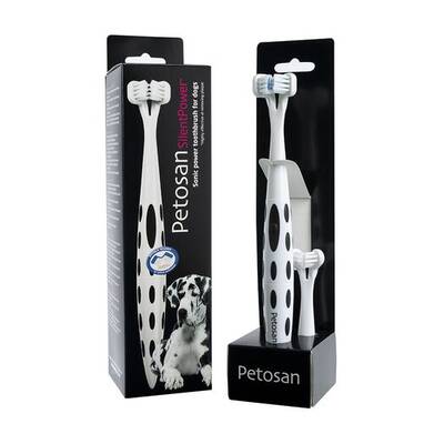 PETOSAN Ηλεκτρική Οδοντόβουρτσα Διπλής Κεφαλής Silentpower