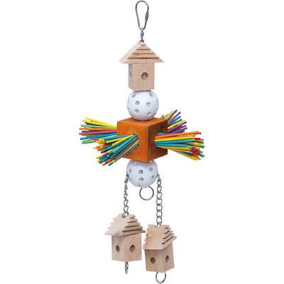 BIRDS KINGDOM Παιχνίδι για Παπαγάλους "Whiffle House'' 32x17εκ.