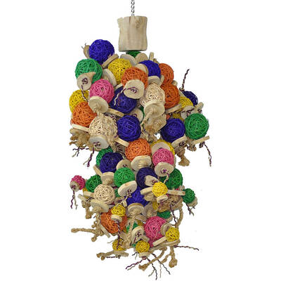 BIRDS KINGDOM Παιχνίδι για παπαγάλους Java "Ball Thing" 45X35εκ - 1.5 κιλο
