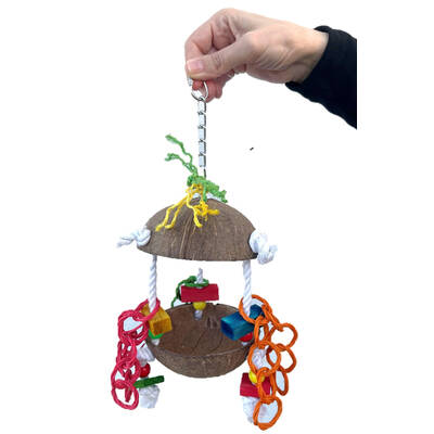 Παιχνίδι για Παπαγάλους Caitec Coconut Hutch 36x13cm