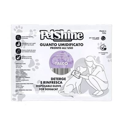 PETSHINE Γάντι Στεγνού Καθαρισμού Πούδρα