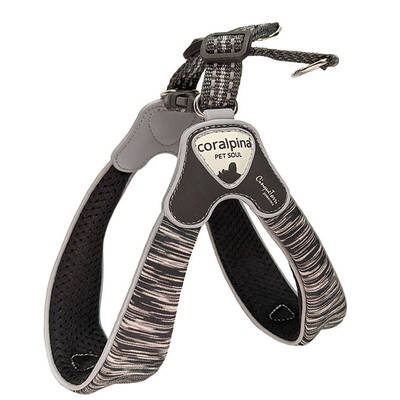 PET CAMELOT Dog Harness Powermix Dark Melange sz7