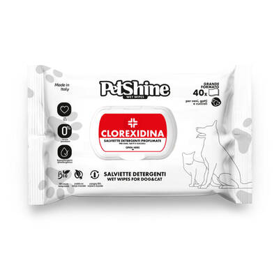 PETSHINE Υγρά Μαντηλάκια Καθαρισμού 40τμχ