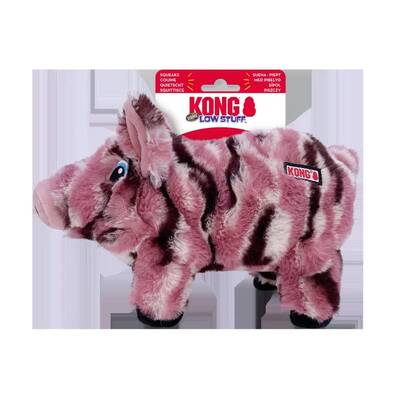 KONG Low Stuff Stripes Pig M