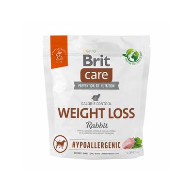 BRIT Care Dog Hypoallergenic Weight Loss Rabbit 1kg