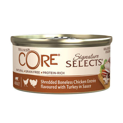 CORE Signature Select Shredded Chicken&Turkey In Sauce 79gr