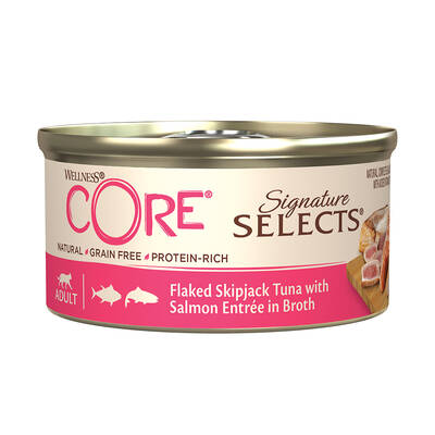 CORE Signature Select Flaked Tuna&Salmon In Broth 79gr