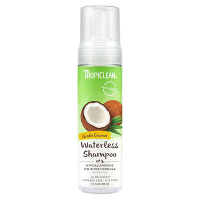 TROPICLEAN Waterless Shampoo HypoAllergenic Coconut 220ml