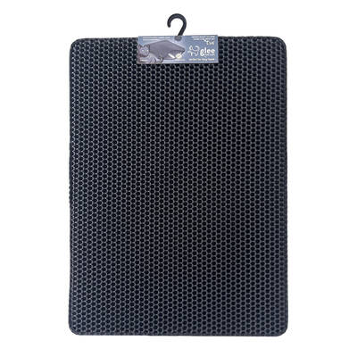 GLEE Πατάκι Τουαλέτας Διπλής Στρώσης EVA Μαύρο 45x60cm