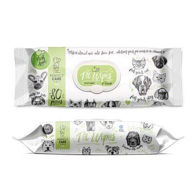 PERFECT CARE Pet Wipes Fresh Apple 40pcs