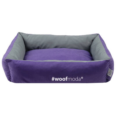 WOOFMODA Πουφ 911-1014 Μωβ 46x53x16cm