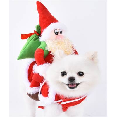 DENIKPETS Στολή Σκύλου Άγιος Βασίλης Πλάτης 5S