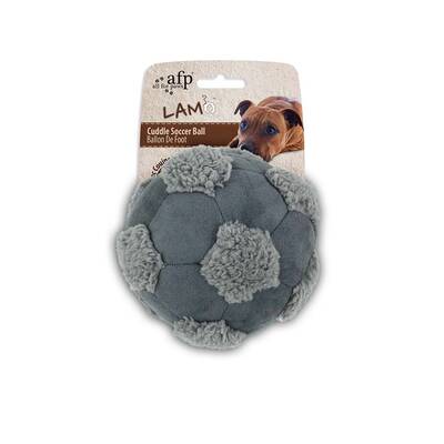 AFP Dog Toy Lambswool Cuddle Football L