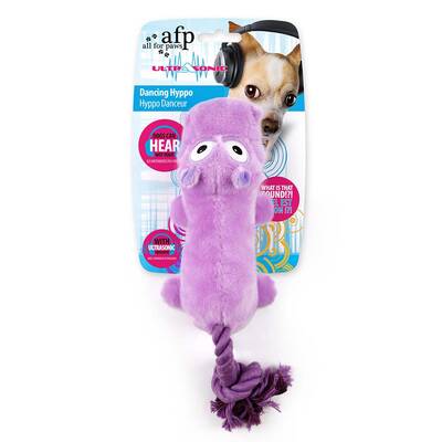 AFP Dog Toy Ultrasonic Dancing Hippo