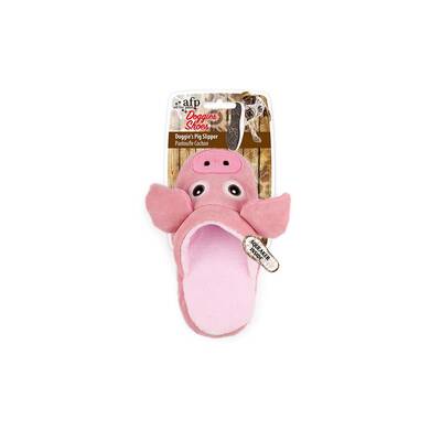 AFP Dog Toy Doggie's Pig Slipper