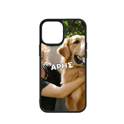 WOOF UP Θήκη APPLE (iPHONE 16 Pro Max) 6.9" TPU Μαύρη με αλουμίνιο
