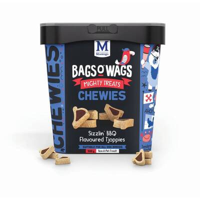 BAGS O' WAGS Chewies BBQ Tjoppies 500g