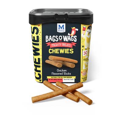 BAGS O' WAGS Chewies Chicken Sticks 500g