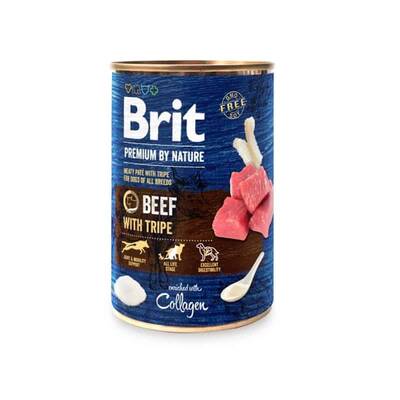 BRIT Premium Cans Beef with Stripes 400gr