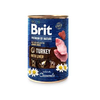 BRIT Premium Cans Turkey with Liver 400gr