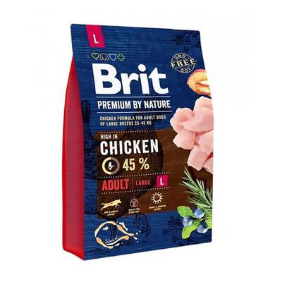 BRIT By Nature Dog Chicken Adult L 3kg