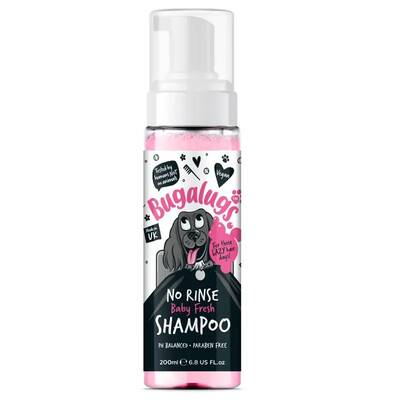 BUGALUGS No-Rinse Baby Fresh Dog Shampoo 200ml