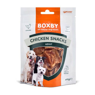 BOXBY Adult Chicken Snacks 100gr