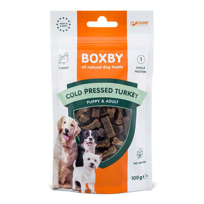 BOXBY Puppy-Adult Cold Pressed Turkey 100gr