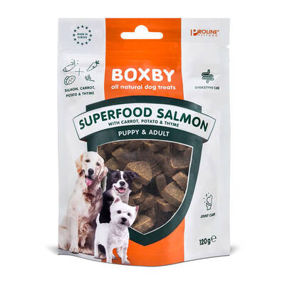 BOXBY Superfood Salmon (with Carrot,Potato&Thyme) 120gr