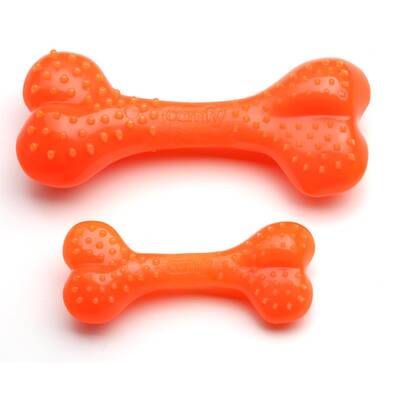 COMFY Toy Dental Bone Mint Orange 12,5cm