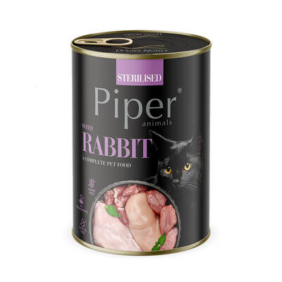 PIPER Cat Adult Sterilised Rabbit 400gr