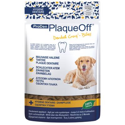 PLAQUE OFF Dental Bites Dog 150gr