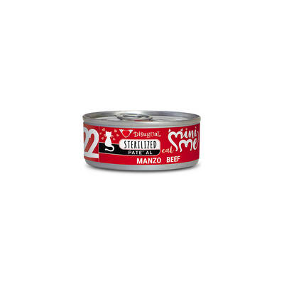 DISUGUAL Mini Me Cat - STERILIZED 22 Pate Beef 85gr