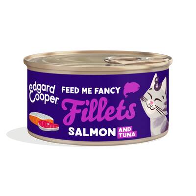 EDGARD COOPER Salmon & Tuna Cat Fillets 70gr