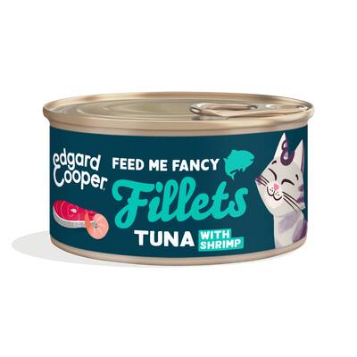 EDGARD COOPER Tuna & Shrimp Cat Fillets 70gr