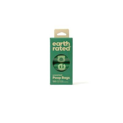 EARTH RATED 120 Bags on 8 Refill Rolls - Unscented