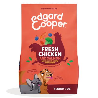EDGARD COOPER Chicken & Salmon Senior 2.5kg