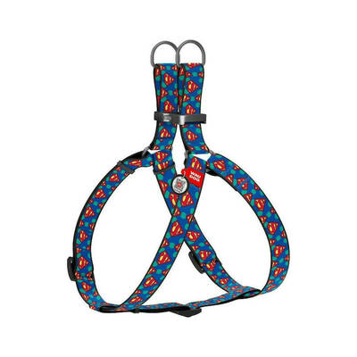 WAUDOG Nylon Dog Harness Superman With QR Passport 25mm 60*90cm