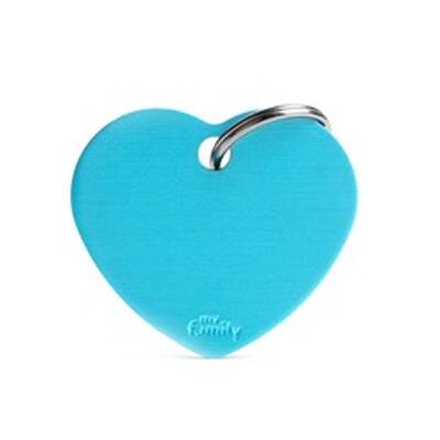 Ταυτότητα Basic Καρδιά Γαλάζια Large
